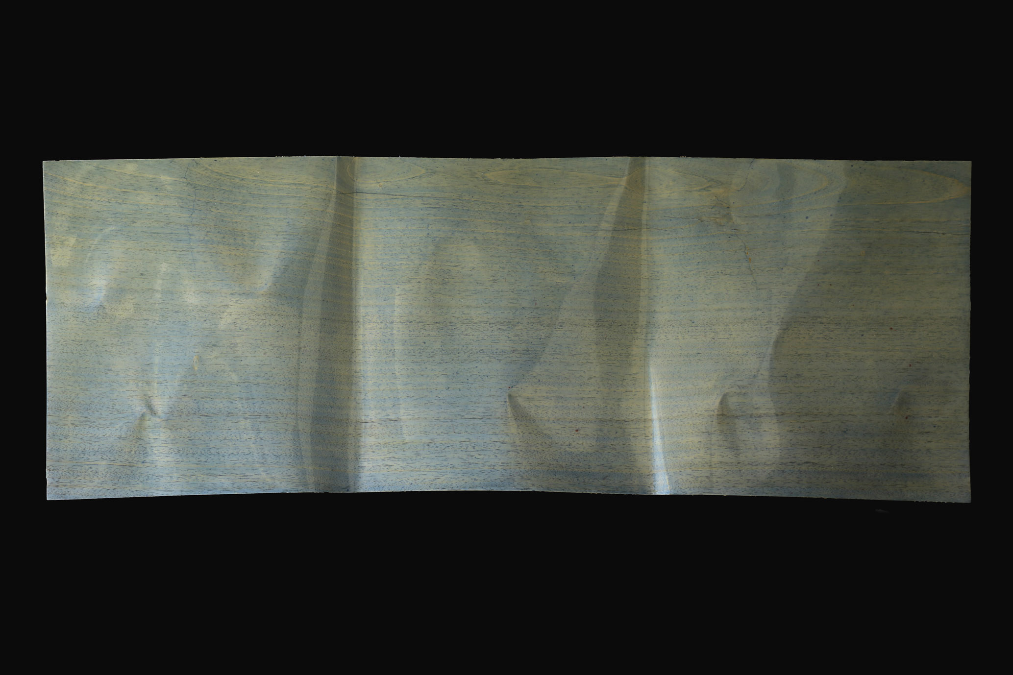 Bleu-bois, triptyque