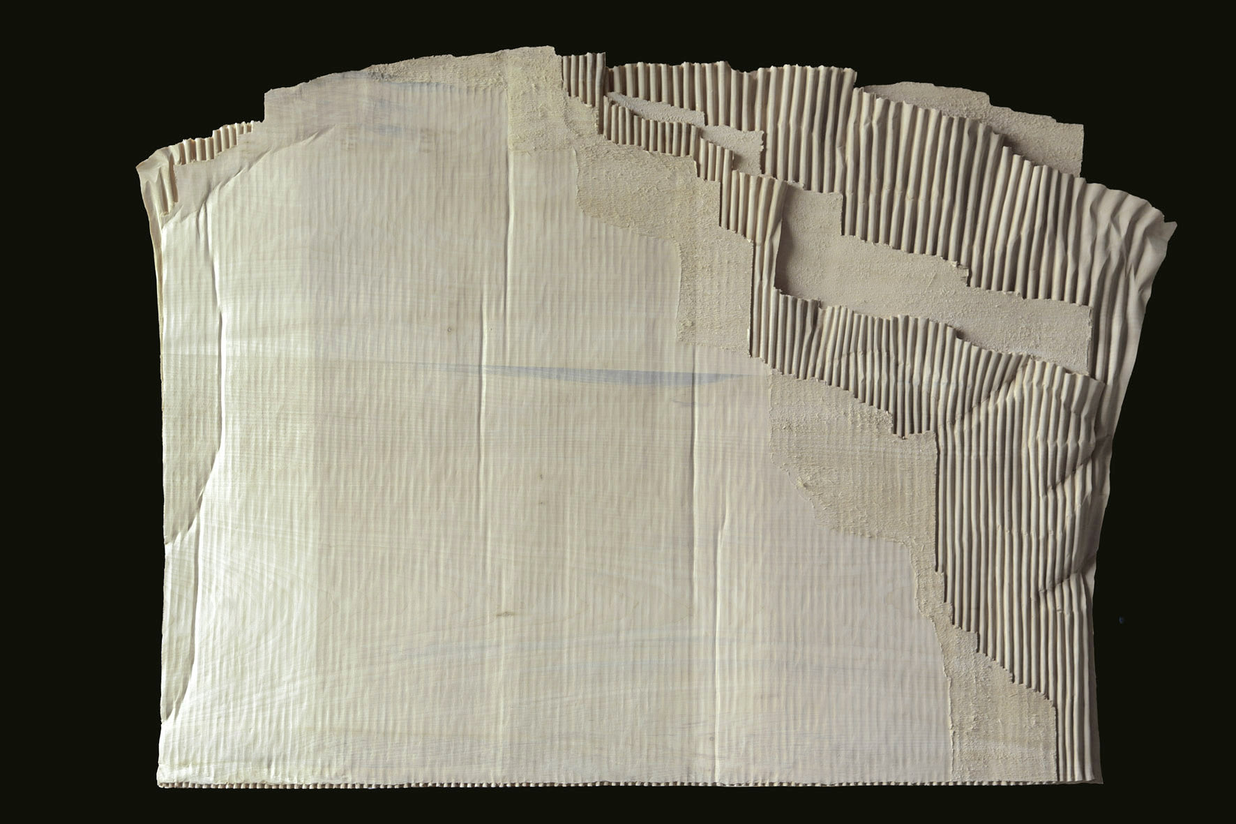 Carton-paysage trait bleu