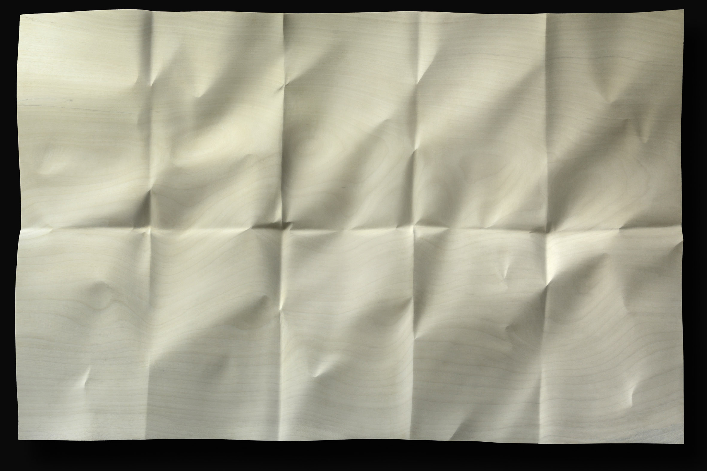 Papier déplié dix plis